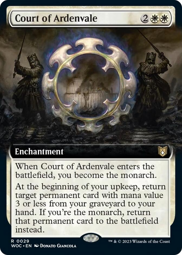 Court of Ardenvale (Extended Art) [Wilds of Eldraine Commander] | Gaming Infinity