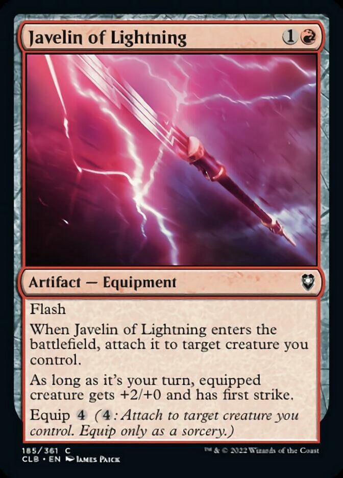 Javelin of Lightning [Commander Legends: Battle for Baldur's Gate] | Gaming Infinity