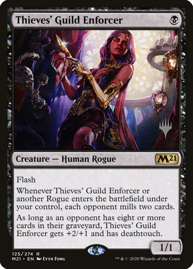 Thieves' Guild Enforcer (Promo Pack) [Core Set 2021 Promos] | Gaming Infinity