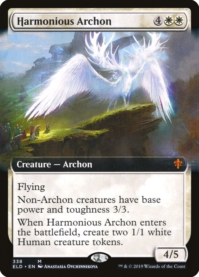 Harmonious Archon (Extended Art) [Throne of Eldraine] | Gaming Infinity