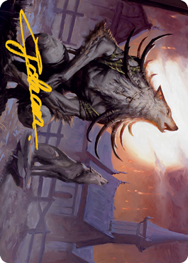 Lord of the Ulvenwald Art Card (Gold-Stamped Signature) [Innistrad: Midnight Hunt Art Series] | Gaming Infinity