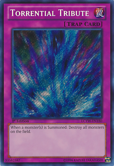 Torrential Tribute [LCYW-EN180] Secret Rare | Gaming Infinity