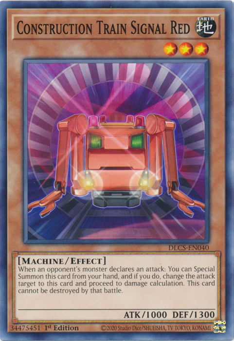 Construction Train Signal Red [DLCS-EN040] Common | Gaming Infinity