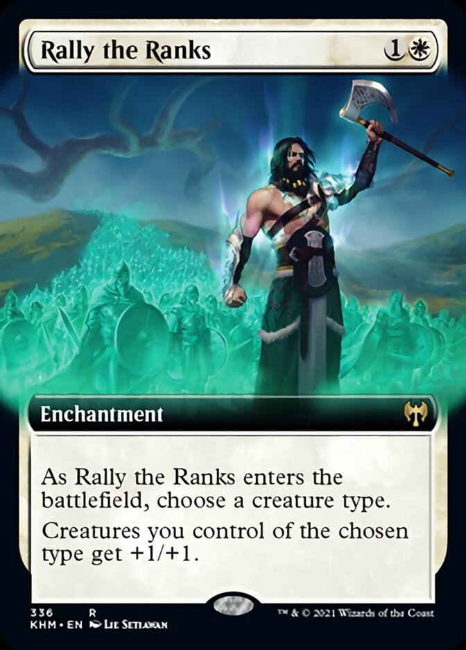 Rally the Ranks (Extended Art) [Kaldheim] | Gaming Infinity