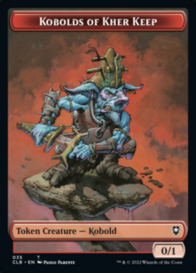 Kobolds of Kher Keep // Treasure Double-sided Token [Commander Legends: Battle for Baldur's Gate Tokens] | Gaming Infinity