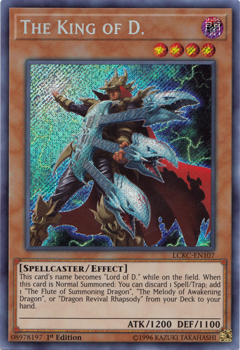 The King of D. [LCKC-EN107] Secret Rare | Gaming Infinity