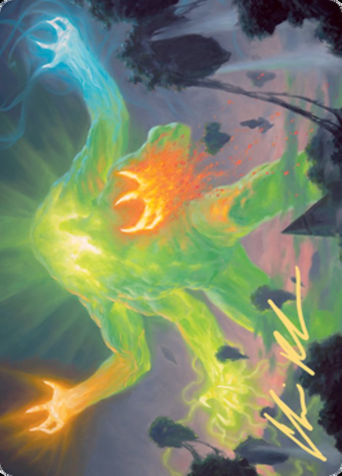 Omnath, Locus of Creation Art Card (Gold-Stamped Signature) [Zendikar Rising Art Series] | Gaming Infinity