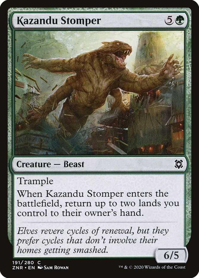 Kazandu Stomper [Zendikar Rising] | Gaming Infinity