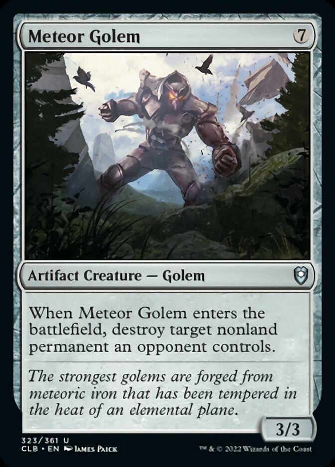 Meteor Golem [Commander Legends: Battle for Baldur's Gate] | Gaming Infinity