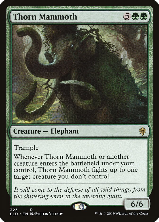 Thorn Mammoth [Throne of Eldraine] | Gaming Infinity