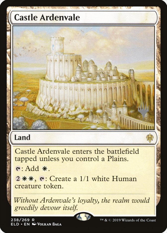 Castle Ardenvale (Promo Pack) [Throne of Eldraine Promos] | Gaming Infinity