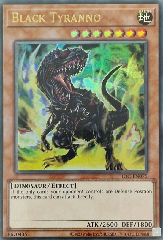 Black Tyranno (25th Anniversary) [IOC-EN075] Ultra Rare | Gaming Infinity