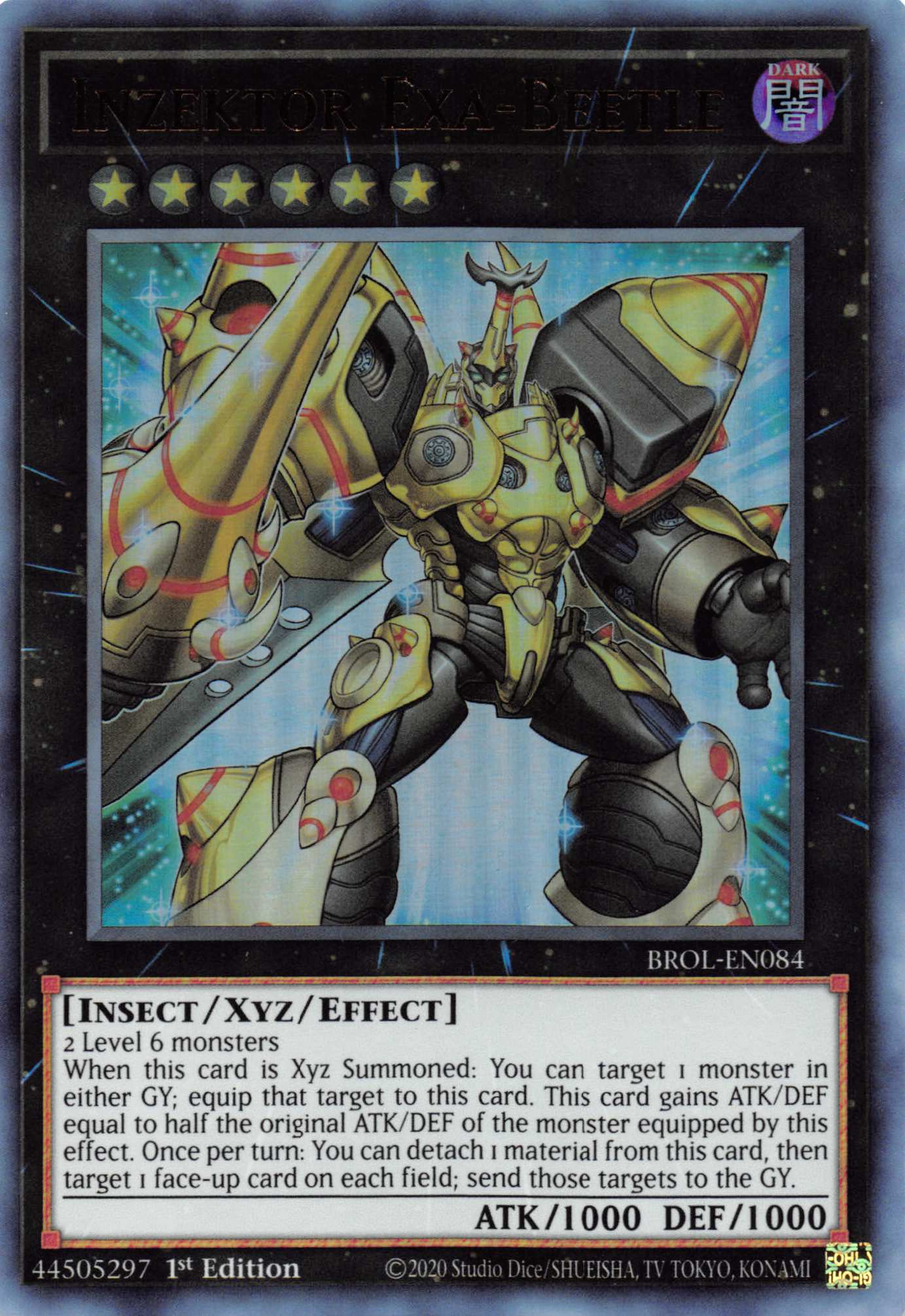 Inzektor Exa-Beetle [BROL-EN084] Ultra Rare | Gaming Infinity