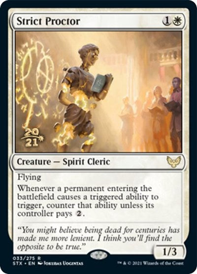 Strict Proctor [Strixhaven: School of Mages Prerelease Promos] | Gaming Infinity