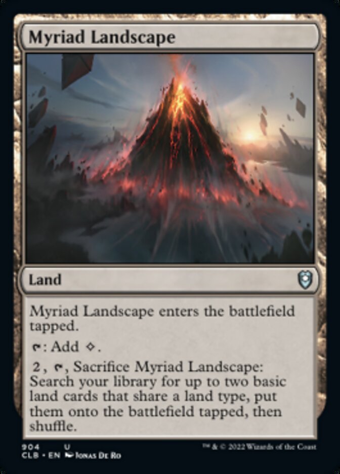 Myriad Landscape [Commander Legends: Battle for Baldur's Gate] | Gaming Infinity