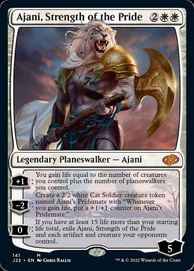 Ajani, Strength of the Pride [Jumpstart 2022] | Gaming Infinity