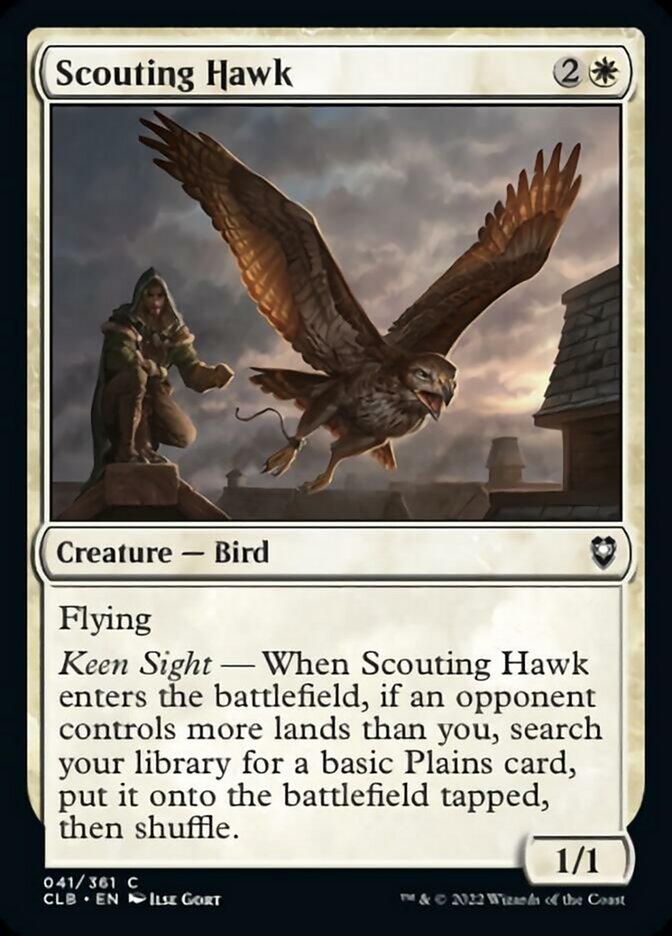 Scouting Hawk [Commander Legends: Battle for Baldur's Gate] | Gaming Infinity