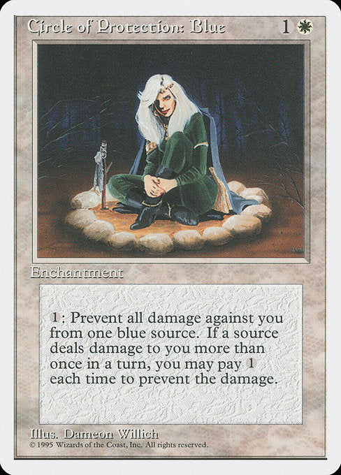 Circle of Protection: Blue [Fourth Edition] | Gaming Infinity