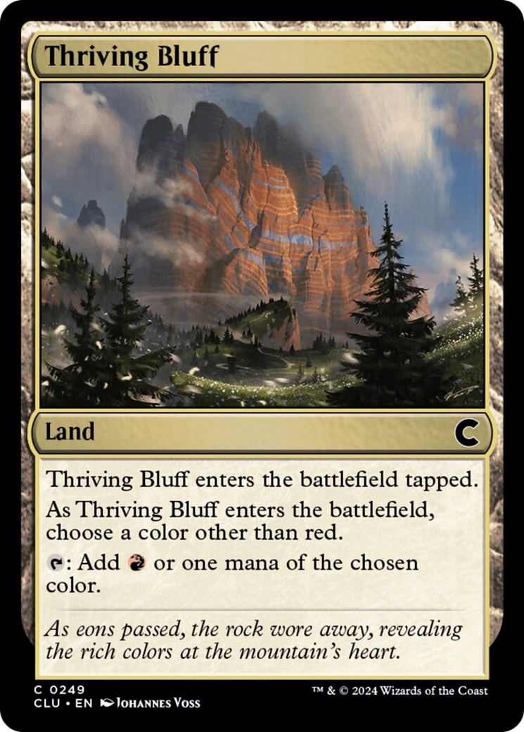 Thriving Bluff [Ravnica: Clue Edition] | Gaming Infinity