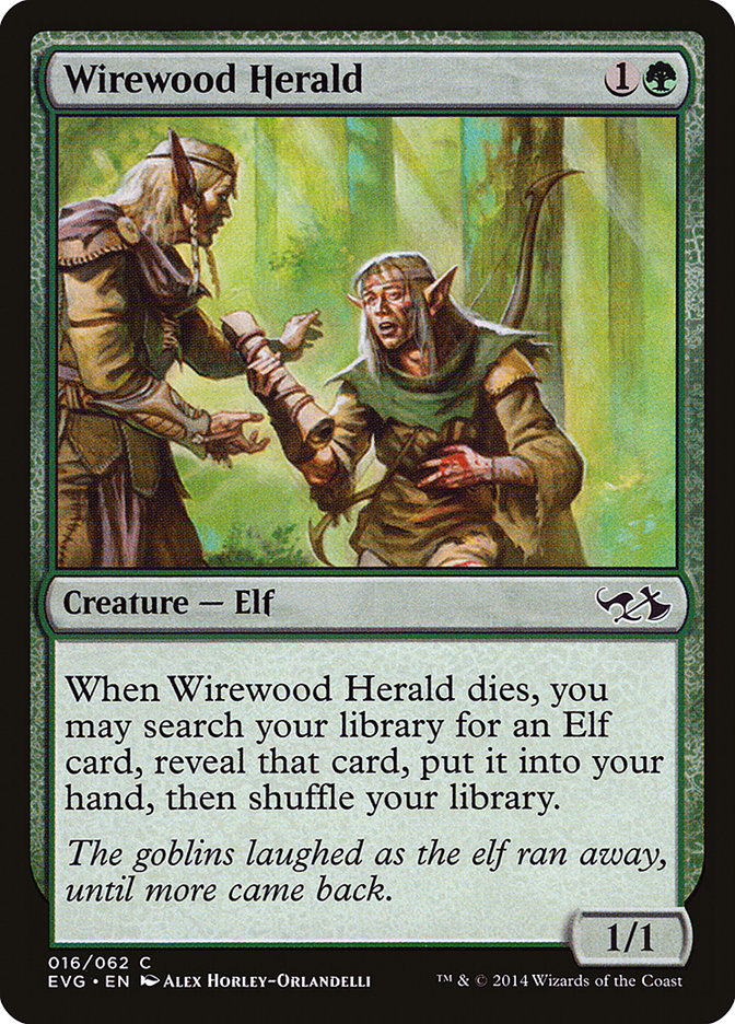 Wirewood Herald (Elves vs. Goblins) [Duel Decks Anthology] | Gaming Infinity