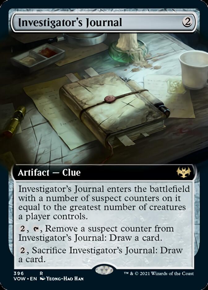 Investigator's Journal (Extended) [Innistrad: Crimson Vow] | Gaming Infinity