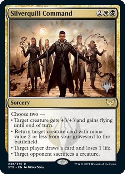 Silverquill Command (Promo Pack) [Strixhaven: School of Mages Promos] | Gaming Infinity