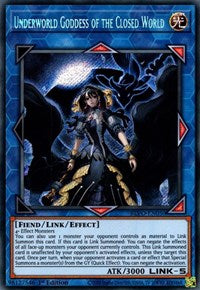 Underworld Goddess of the Closed World [BLVO-EN050] Secret Rare | Gaming Infinity