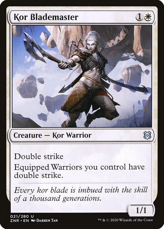 Kor Blademaster [Zendikar Rising] | Gaming Infinity
