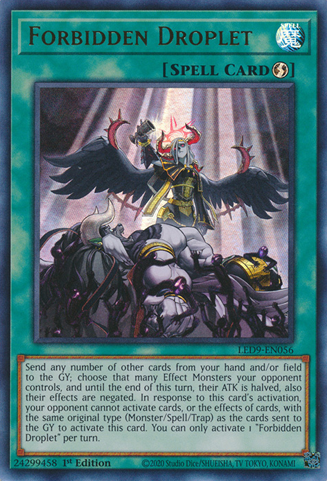 Forbidden Droplet [LED9-EN056] Ultra Rare | Gaming Infinity