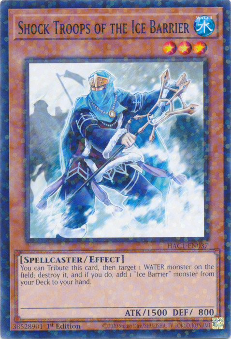 Shock Troops of the Ice Barrier (Duel Terminal) [HAC1-EN037] Common | Gaming Infinity