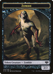 Horror // Zombie (016/036) Double-sided Token [Commander 2014 Tokens] | Gaming Infinity