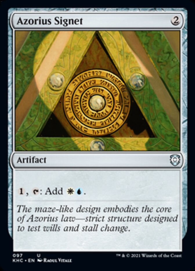 Azorius Signet [Kaldheim Commander] | Gaming Infinity