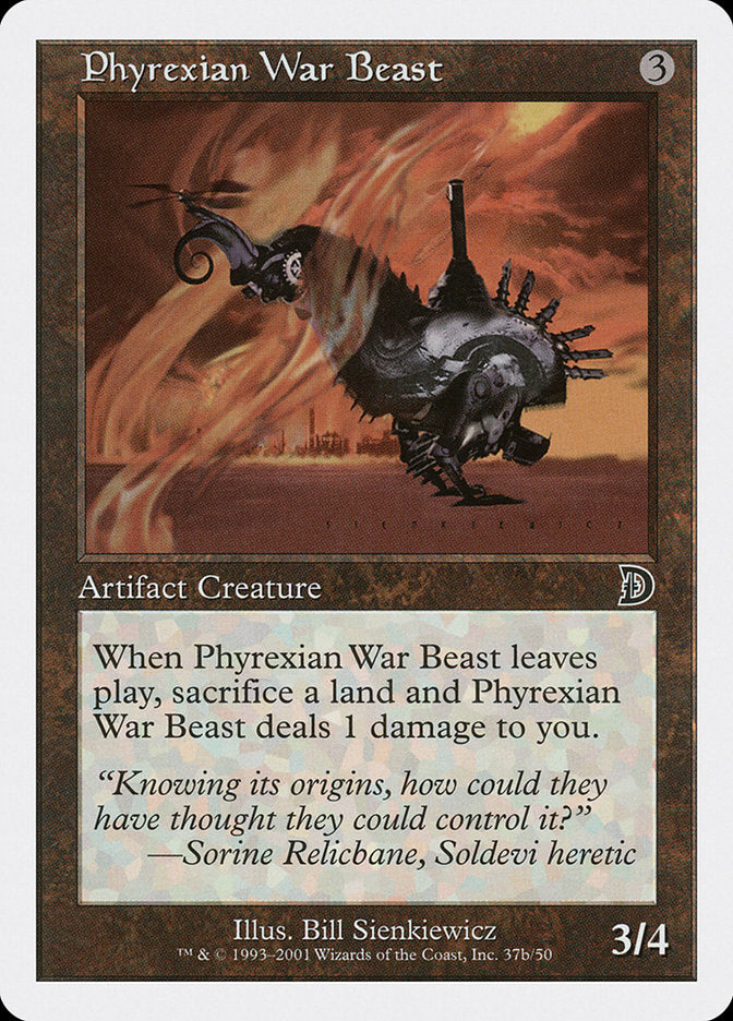 Phyrexian War Beast (Signature on Right) [Deckmasters] | Gaming Infinity