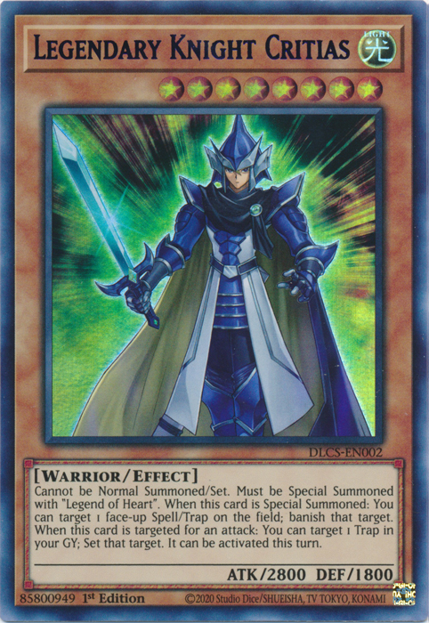 Legendary Knight Critias (Purple) [DLCS-EN002] Ultra Rare | Gaming Infinity