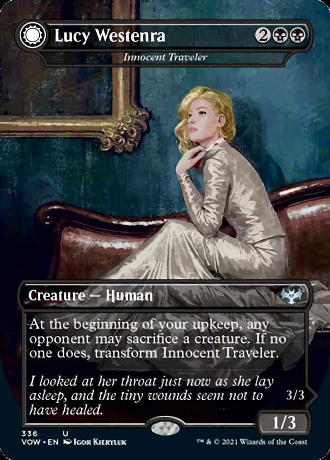 Innocent Traveler // Malicious Invader - Lucy Westenra // Lucy, Arisen Vampire [Innistrad: Crimson Vow] | Gaming Infinity