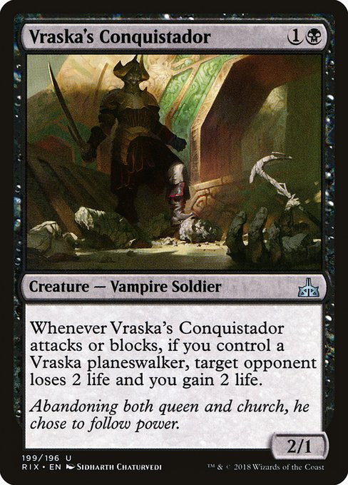 Vraska's Conquistador [Rivals of Ixalan] | Gaming Infinity