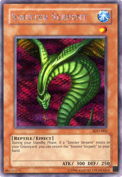 Sinister Serpent [SDD-002] Secret Rare | Gaming Infinity