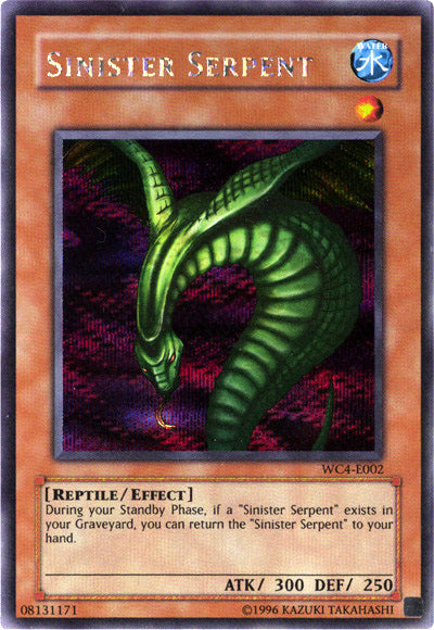 Sinister Serpent [WC4-E002] Prismatic Secret Rare | Gaming Infinity