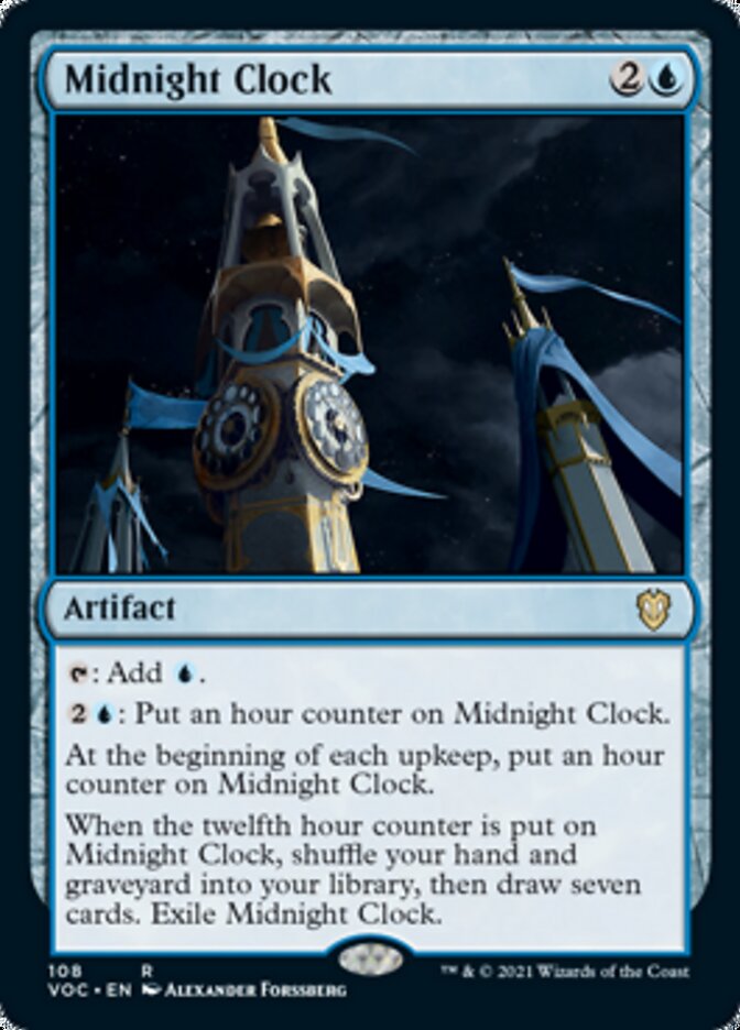 Midnight Clock [Innistrad: Crimson Vow Commander] | Gaming Infinity