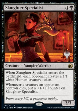 Slaughter Specialist (Promo Pack) [Innistrad: Midnight Hunt Promos] | Gaming Infinity