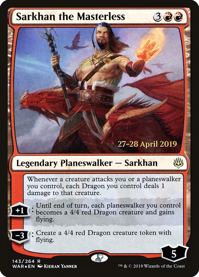 Sarkhan the Masterless  [War of the Spark Prerelease Promos] | Gaming Infinity