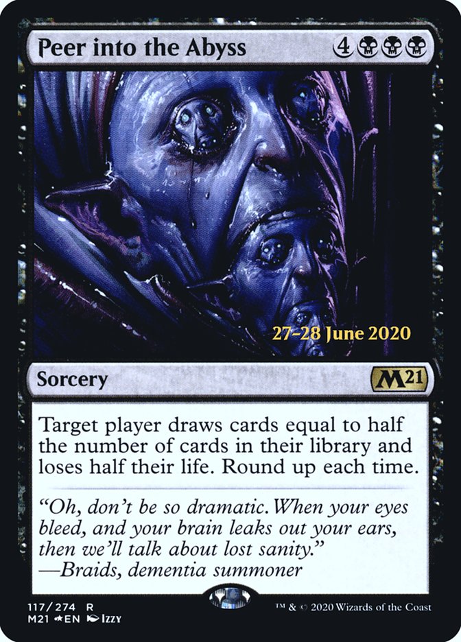 Peer into the Abyss  [Core Set 2021 Prerelease Promos] | Gaming Infinity
