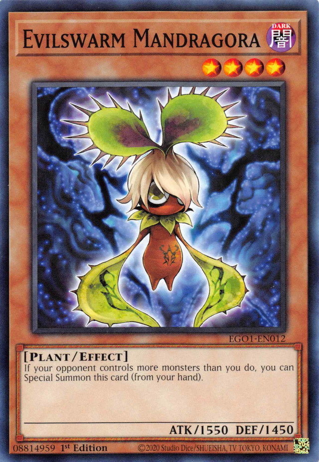 Evilswarm Mandragora [EGO1-EN012] Common | Gaming Infinity