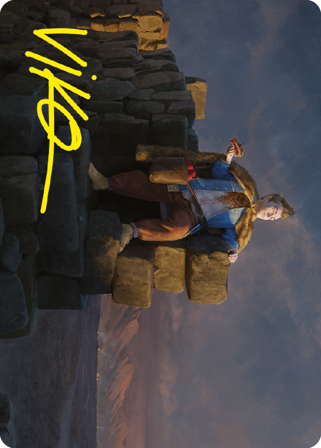 Pippin, Warden of Isengard Art Card (Gold-Stamped Signature) [The Lord of the Rings: Tales of Middle-earth Art Series] | Gaming Infinity