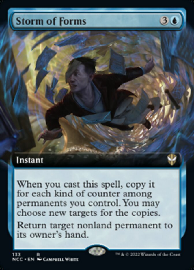 Storm of Forms (Extended Art) [Streets of New Capenna Commander] | Gaming Infinity