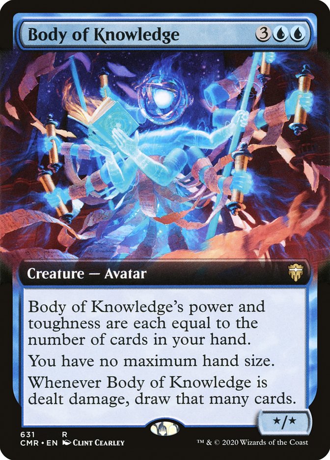 Body of Knowledge (Extended Art) [Commander Legends] | Gaming Infinity