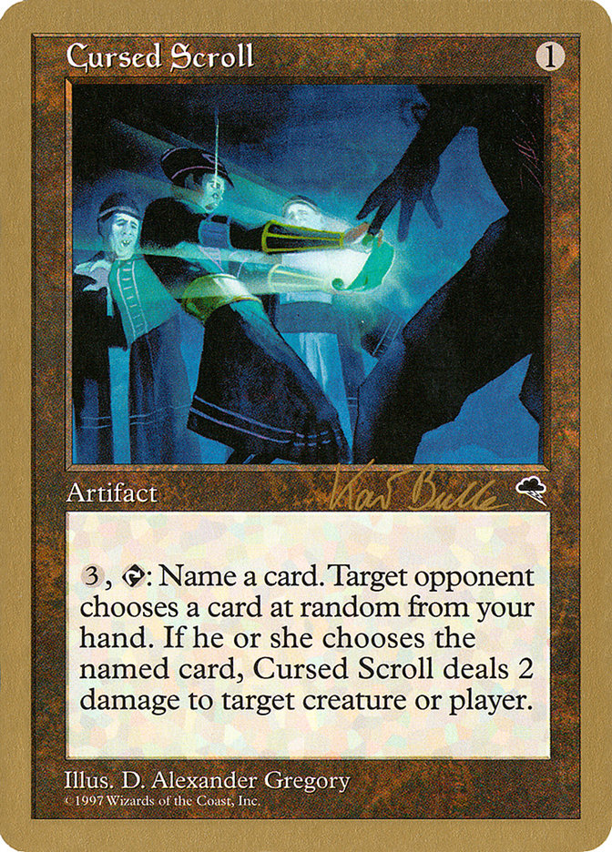 Cursed Scroll (Kai Budde) [World Championship Decks 1999] | Gaming Infinity