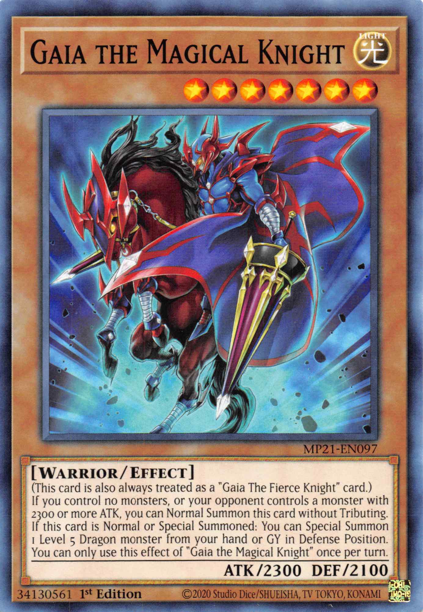 Gaia the Magical Knight [MP21-EN097] Common | Gaming Infinity