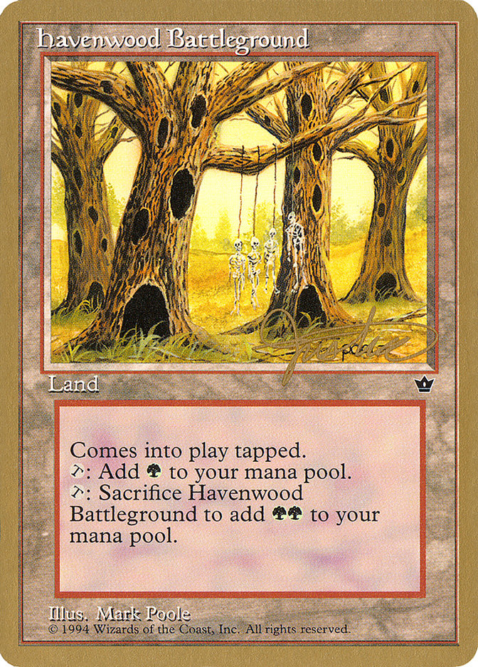 Havenwood Battleground (Mark Justice) [Pro Tour Collector Set] | Gaming Infinity