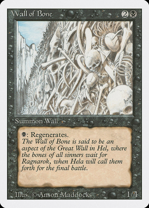 Wall of Bone [Revised Edition] | Gaming Infinity